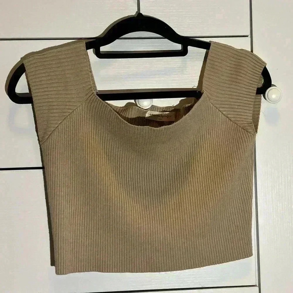 American threads ribbed blouse top - Picture 1 of 2